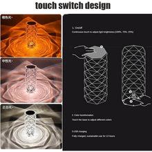 画像をギャラリービューアに読み込む, テーブルランプ-ロマンチックな雰囲気を作り出す　3ウェイ調光可能なタッチテーブルランプ　USB充電式　D098
